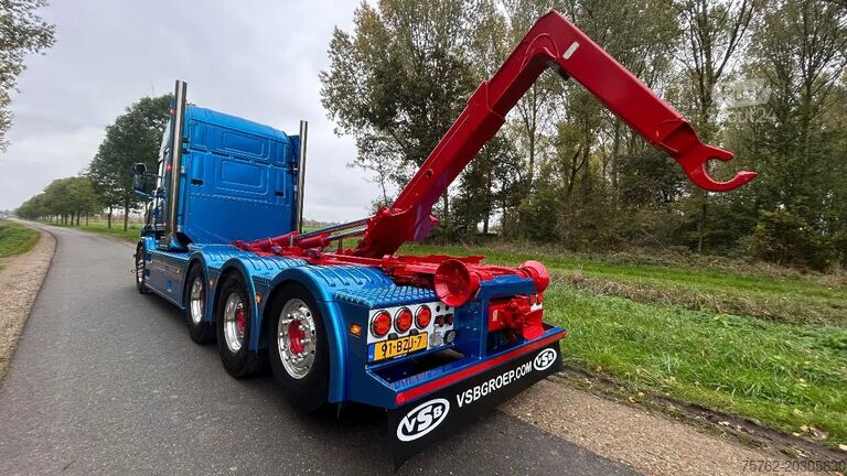 System med krogarm Scania R730 8x4*4 | hiab Haak  | 4 asser | full air | ...
