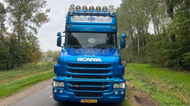 System med krogarm Scania R730 8x4*4 | hiab Haak  | 4 asser | full air | ...
