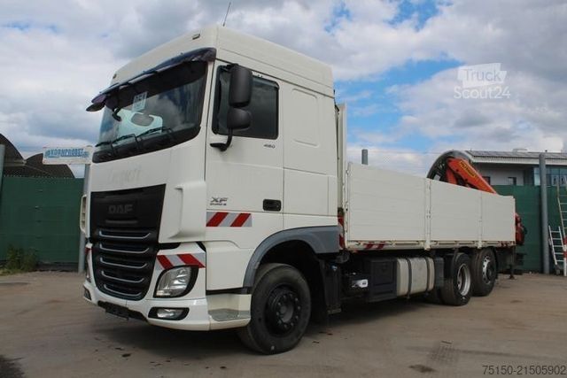 Autokran DAF XF 460 6x2 KRAN PALFINGER 18002 Funkfern Nr: 051