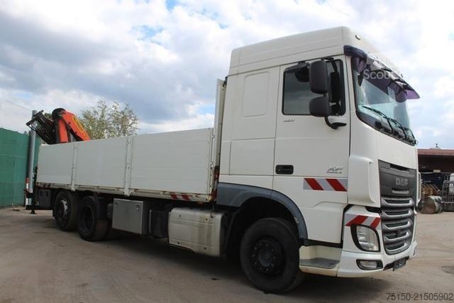 Autokran DAF XF 460 6x2 KRAN PALFINGER 18002 Funkfern Nr: 051