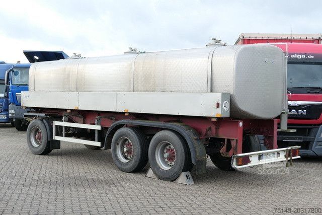Tankhenger Blumhardt L 24/75 e, Edelstahl, 19m³, 3 Kammern