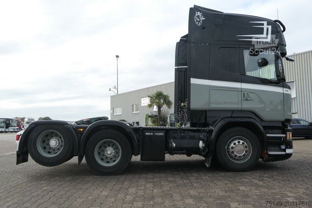 Vakio vetoauto SCANIA R 580 6x2, Retarder, Klima, Hydr., Voll-Luft