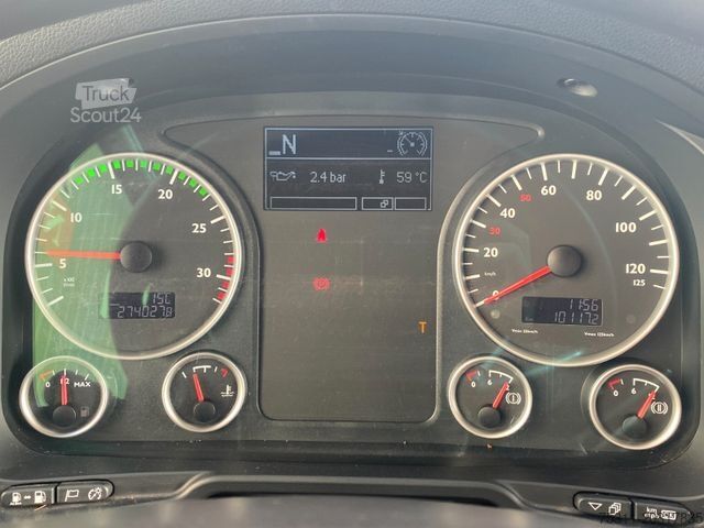 Lastbil med flak MAN TGM 15.290| HIAB 099 E-2 Faltkran*3xSitze*1.Hand