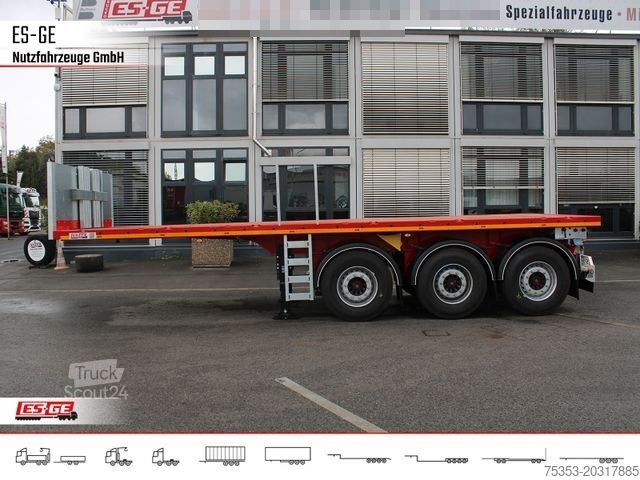 Arbetsplattform semitrailer ES-GE 3-Achs-Ballastauflieger