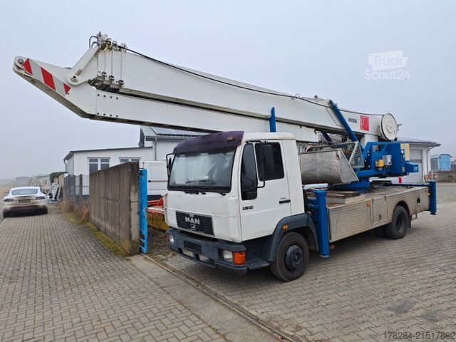 Vrachtwagen met kraanopbouw MAN Klaas K28/35 Meter*1500kg*Montagekran*SPS*