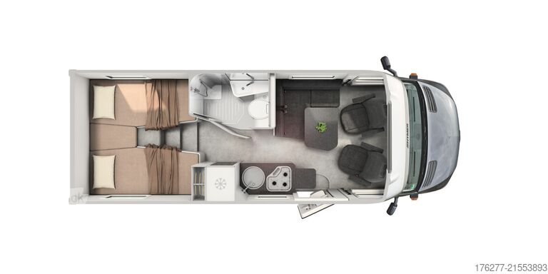 Halbintegral Hymer ML T 580 Xperience Mercedes