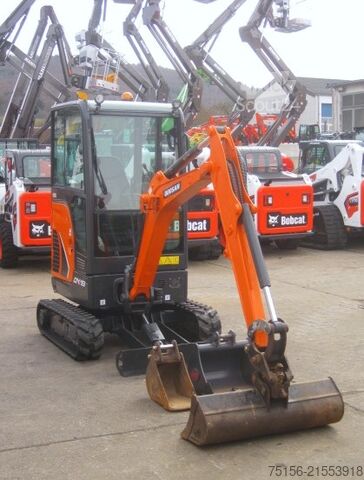 Minibagger DOOSAN DX 19 3x Löffel (Baugleich BOBCAT E19)