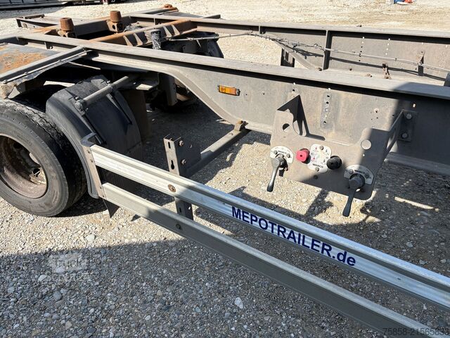 Swap chassis trailer Sonstige Lafette Zwilling Verzinkt lange Bälge