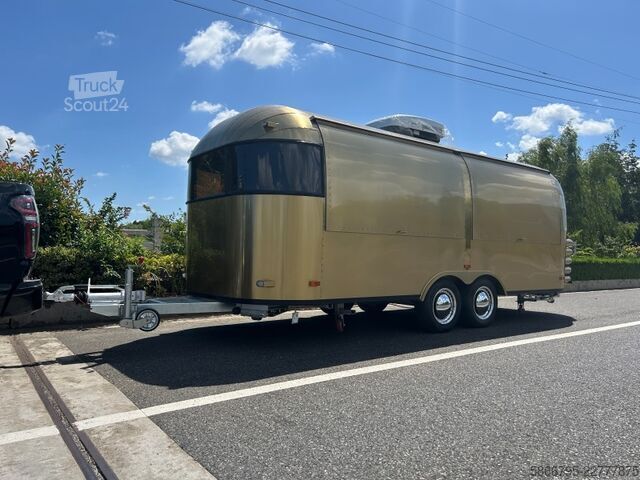 Tirdzniecības piekabe Airstream Foodtruck Imbisswagen Foodtrailer Imbissanhänger  Verkaufsanhä
