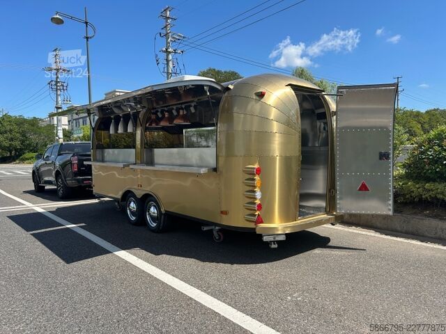 Tirdzniecības piekabe Airstream Foodtruck Imbisswagen Foodtrailer Imbissanhänger  Verkaufsanhä