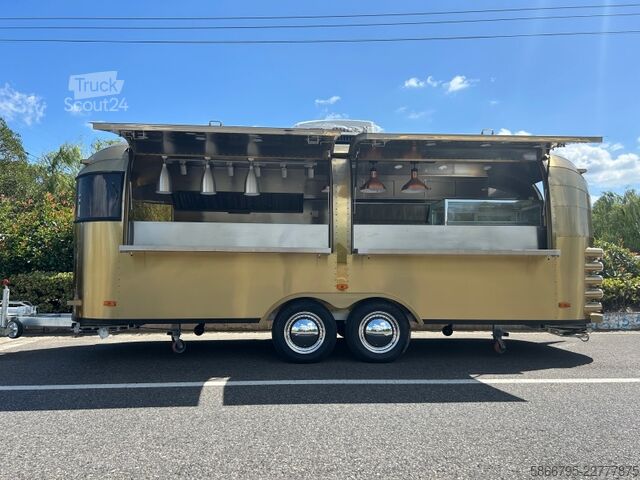 Tirdzniecības piekabe Airstream Foodtruck Imbisswagen Foodtrailer Imbissanhänger  Verkaufsanhä
