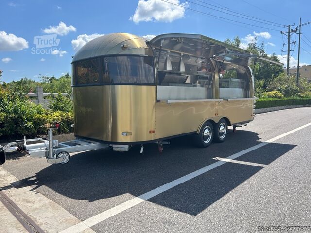 Tirdzniecības piekabe Airstream Foodtruck Imbisswagen Foodtrailer Imbissanhänger  Verkaufsanhä