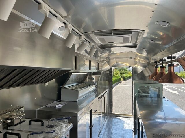 Tirdzniecības piekabe Airstream Foodtruck Imbisswagen Foodtrailer Imbissanhänger  Verkaufsanhä