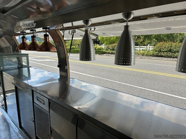 Tirdzniecības piekabe Airstream Foodtruck Imbisswagen Foodtrailer Imbissanhänger  Verkaufsanhä