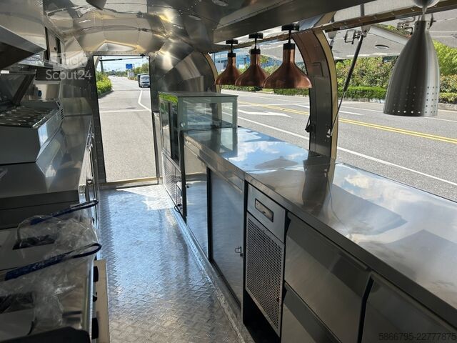 Tirdzniecības piekabe Airstream Foodtruck Imbisswagen Foodtrailer Imbissanhänger  Verkaufsanhä