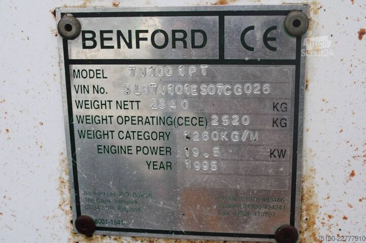 Rolo simples Benford TV 1001 PT
