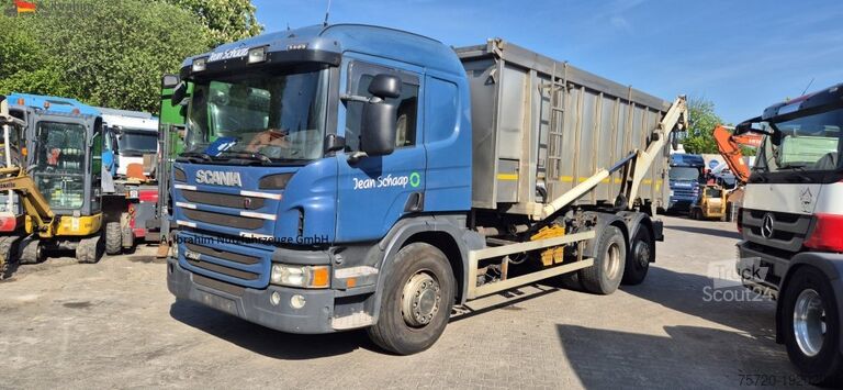 Kipper LKW Scania P 380 Edelstahlkipper Tierentsorgung