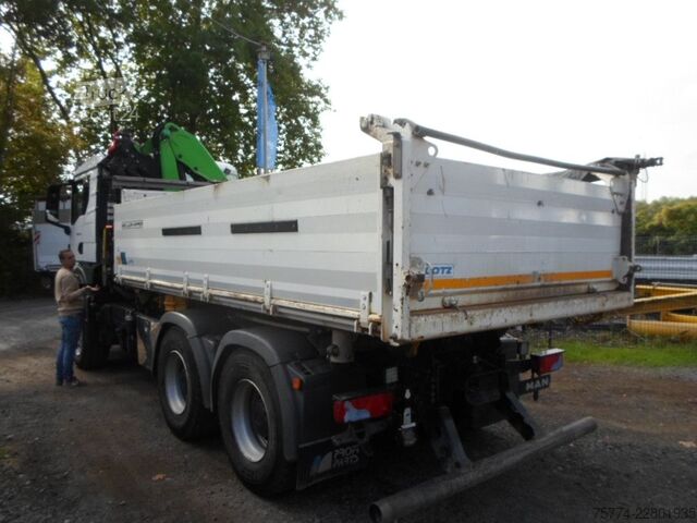 Kipper LKW MAN TGS 33.510/6x4/Kran PK 19001-SLD 5