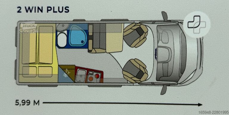 Camping-car PÖSSL 2Win Plus*Schnäppchenpreis