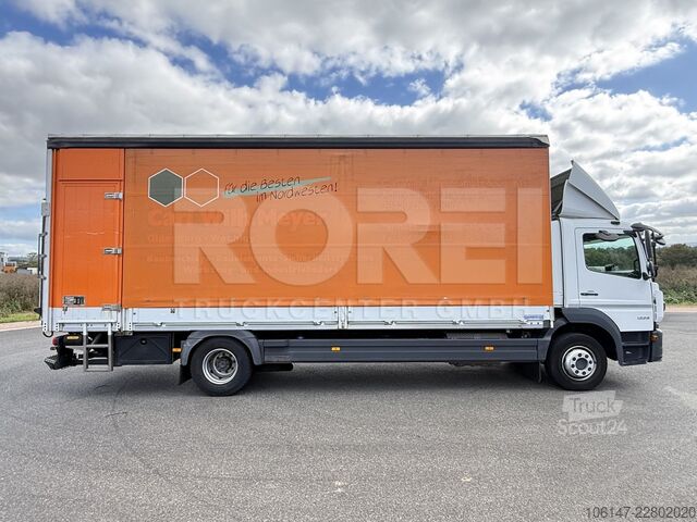 Camião plataforma com lona MERCEDES-BENZ Atgeo 1223L, Automatik, Klima, Kamera, LBW 1,5