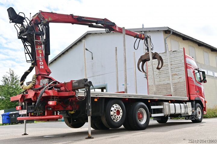 Φορτηγό μεταφοράς ξυλείας Epsilon E125Z mit Hydraulikpumpe und Öltank