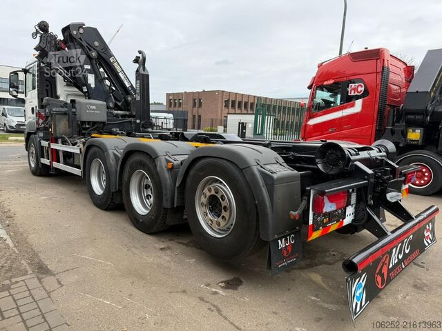 Hook arm system MAN TGS 35.400 8x4 HOOKLIFT + CRANE HIAB 244 EP-4 H...