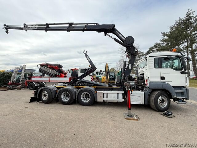 Hook arm system MAN TGS 35.400 8x4 HOOKLIFT + CRANE HIAB 244 EP-4 H...