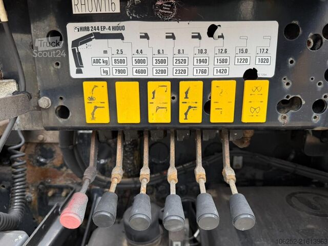 Hook arm system MAN TGS 35.400 8x4 HOOKLIFT + CRANE HIAB 244 EP-4 H...