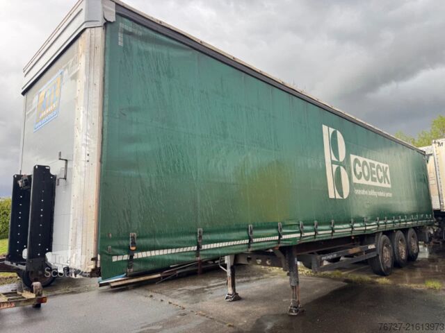 Sliding tarpaulins Kögel **BELGIAN TRAILER-SAF AXXLES-SLIDING ROOF**