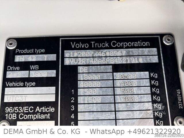 Nákladní vůz na nebezpečné materiály VOLVO FH 500*E6e*IPark Cool*VEB+*ADR*Kompressor*I-Save