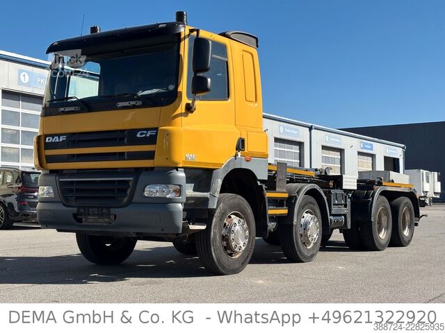Kamion s kipom s pomičnim kontejnerom DAF CF85.360 T*8x4*HYVALIFT*Kipphydraulik*Klima*TÜV*