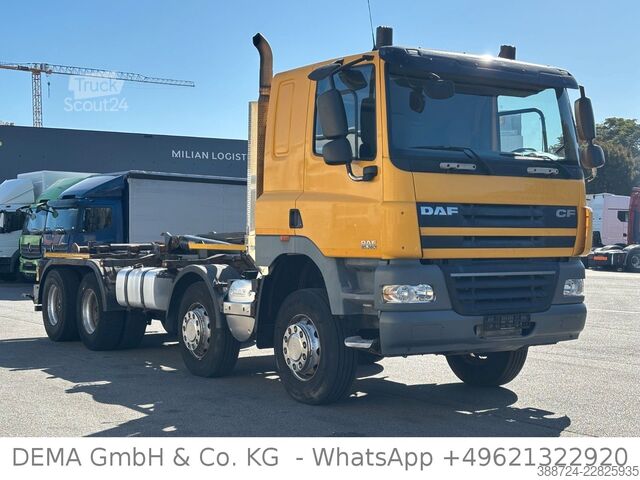 Kamion s kipom s pomičnim kontejnerom DAF CF85.360 T*8x4*HYVALIFT*Kipphydraulik*Klima*TÜV*
