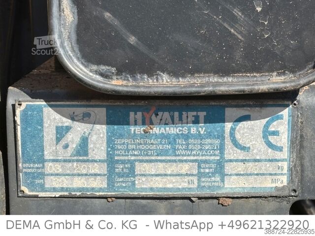 Kamion s kipom s pomičnim kontejnerom DAF CF85.360 T*8x4*HYVALIFT*Kipphydraulik*Klima*TÜV*
