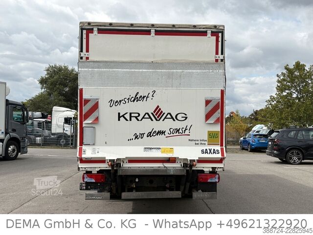 Kamion sa ravnom platformom i ceradom MAN TGL 12.250*E6c*Schalt*LBW*3-Sitze*Klima*Navi*
