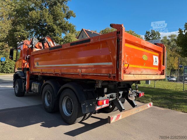 Autožeriav MERCEDES-BENZ Arocs 2642 6x4 Meiller Kipper KRAN FUNK