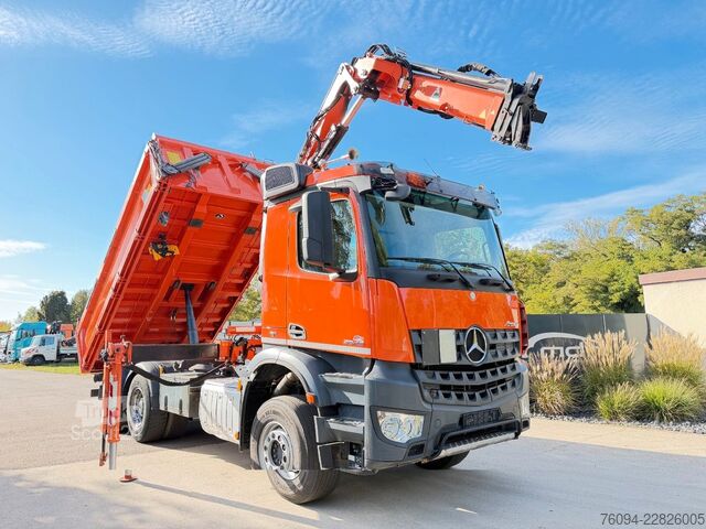 Sklápač MERCEDES-BENZ Arocs 2642 6x4 Meiller Kipper KRAN FUNK