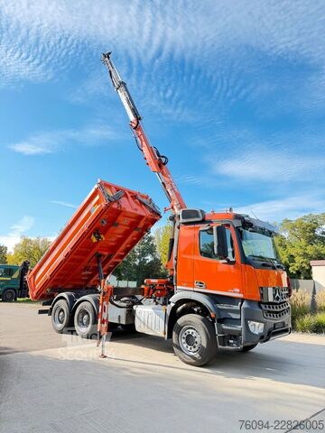Sklápač MERCEDES-BENZ Arocs 2642 6x4 Meiller Kipper KRAN FUNK