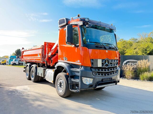 Sklápač MERCEDES-BENZ Arocs 2642 6x4 Meiller Kipper KRAN FUNK