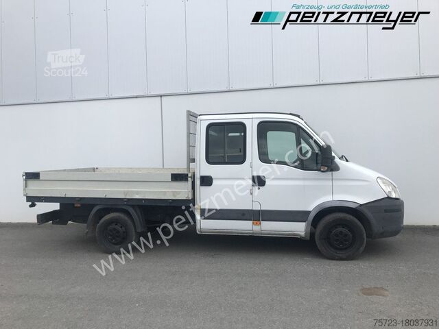Dubbelhytt skåpbil Iveco Daily 29 L 12 Doka, Pritsche, AHK 2,4 t.