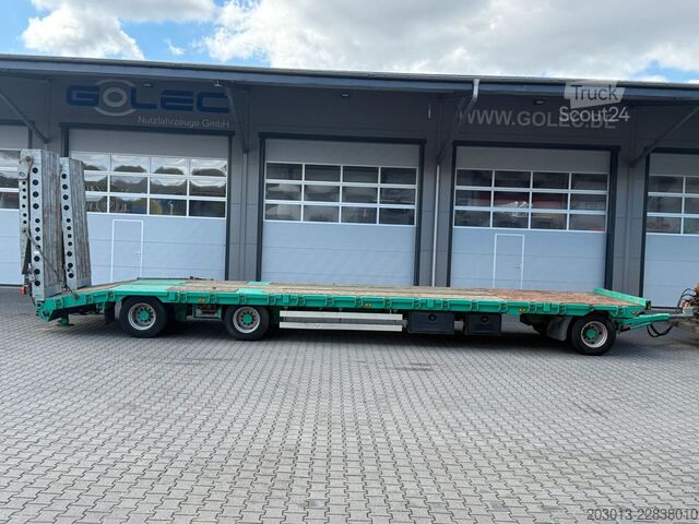 Lavtlaster tilhenger MÜLLER-MITTELTAL N&S FZ-Bau TLPL30 Tieflader Anh. hydr. Laderampe