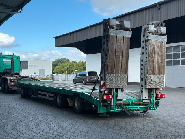 Lavtlaster tilhenger MÜLLER-MITTELTAL N&S FZ-Bau TLPL30 Tieflader Anh. hydr. Laderampe