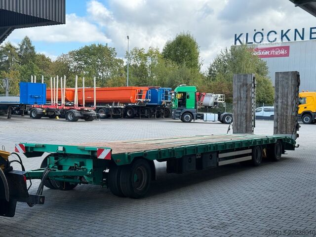 Lavtlaster tilhenger MÜLLER-MITTELTAL N&S FZ-Bau TLPL30 Tieflader Anh. hydr. Laderampe