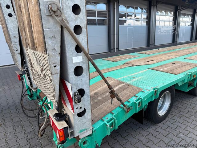 Lavtlaster tilhenger MÜLLER-MITTELTAL N&S FZ-Bau TLPL30 Tieflader Anh. hydr. Laderampe