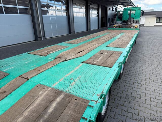 Lavtlaster tilhenger MÜLLER-MITTELTAL N&S FZ-Bau TLPL30 Tieflader Anh. hydr. Laderampe