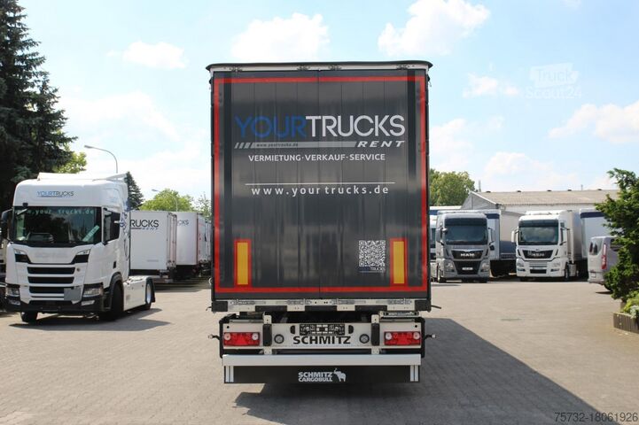 Otevřený návěs s plachtou SCHMITZ Plane Edscha Liftachse Pal.-Kasten NEU !!!