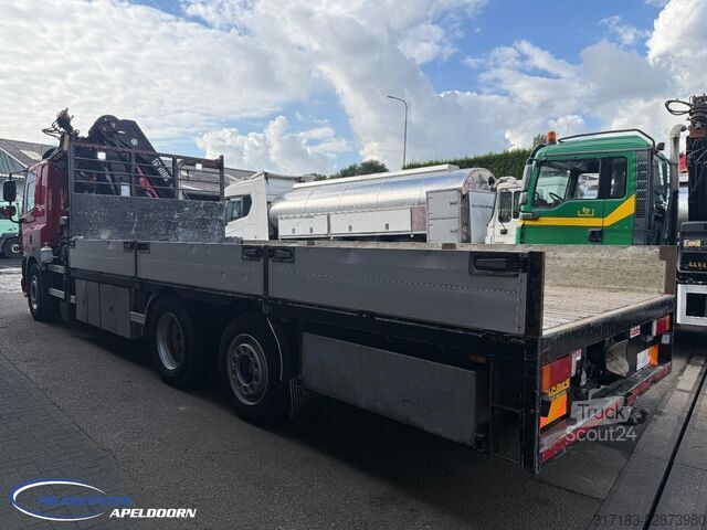 Plateforme de chargement ouverte DAF CF 85.360 Euro 5, HIAB 244 EP-3 Hiduo, Stuuras