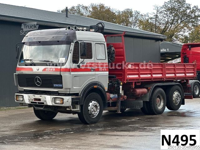 Kiepwagen MERCEDES-BENZ 1944 s 6x2 DSK Hiab-Ladekran