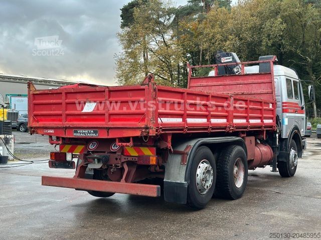 Kiepwagen MERCEDES-BENZ 1944 s 6x2 DSK Hiab-Ladekran