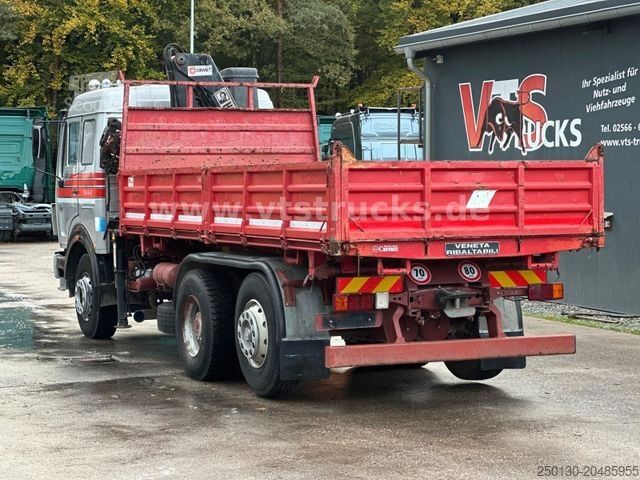 Kiepwagen MERCEDES-BENZ 1944 s 6x2 DSK Hiab-Ladekran