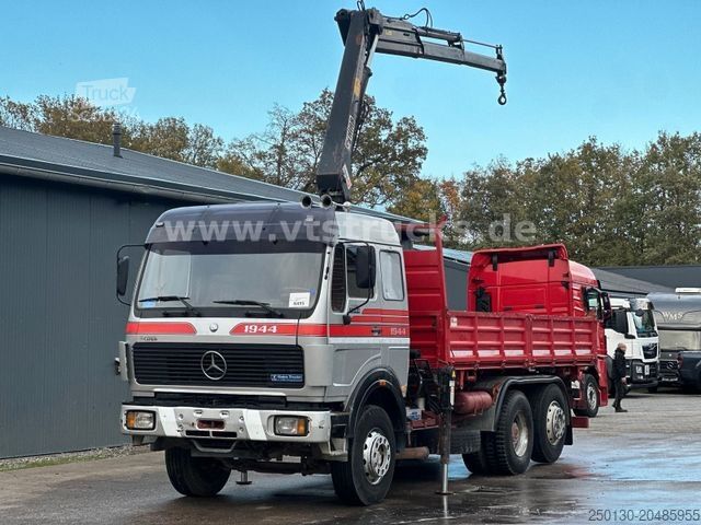 Kiepwagen MERCEDES-BENZ 1944 s 6x2 DSK Hiab-Ladekran
